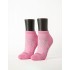 輕壓力氣墊機能襪-粉紅