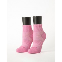 輕壓力單色足弓襪-粉紅色