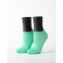 素色美學氣墊船短襪-綠色