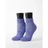 素色美學氣墊運動襪-紫色