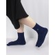 刺繡分趾中筒襪-藍色
