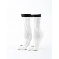 極簡素色主義者襪-白色