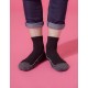 流線型氣墊減壓科技襪-黑色
