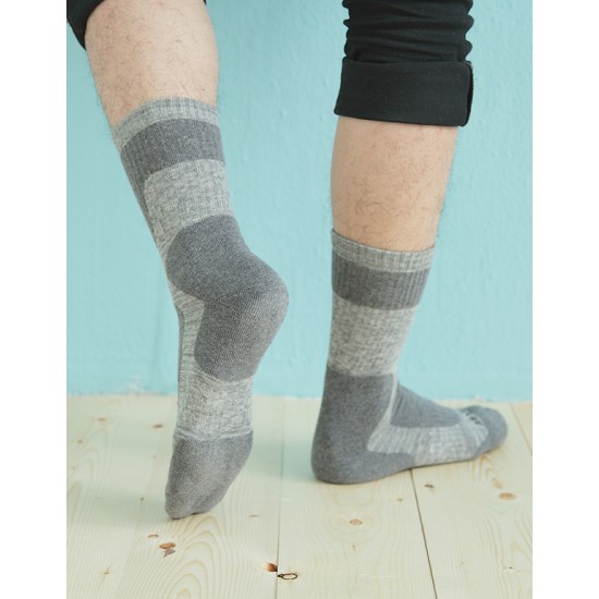 減壓顯瘦登山運動襪-灰色