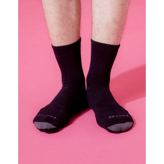 螺旋氣墊輕壓力襪-黑色