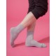 單色運動逆氣流氣墊襪-淺灰