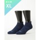 X型減壓經典護足船短襪-藍色-XL加大款