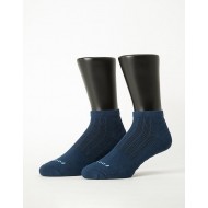 輕壓力氣墊機能襪-藍色