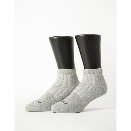 輕壓力氣墊機能襪-灰色
