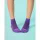 輕壓力氣墊機能襪-紫色